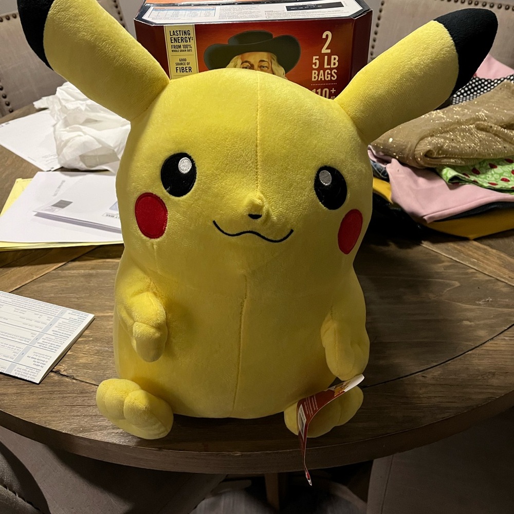Yellow Pikachu Plush Toy